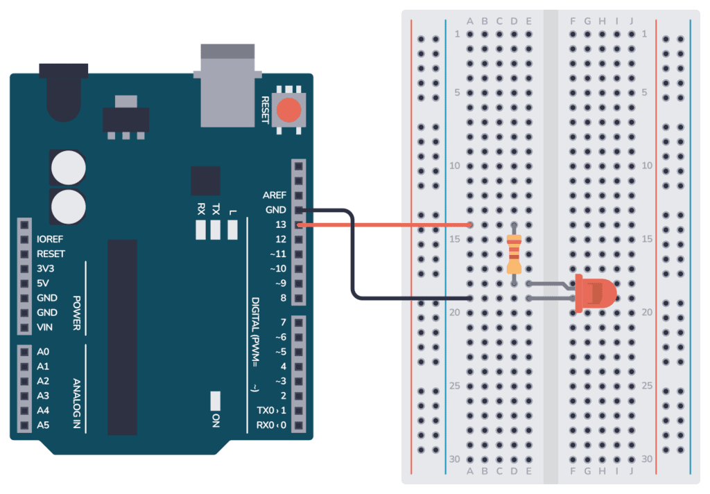 Arduino Blink Schematic